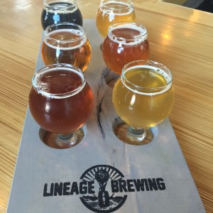 Beer Flight | Lineage Brewing Review