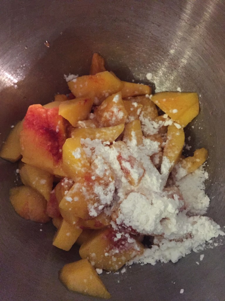 Peaches, Sugar, and Cornstarch | Sugar Cookie Peach Cobbler Recipe